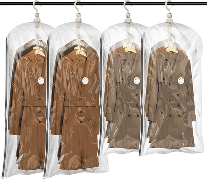 Vacuum Storage Sealer Bags Space Saver Bag for Clothing, Suits and Jackets(Includes air pump)