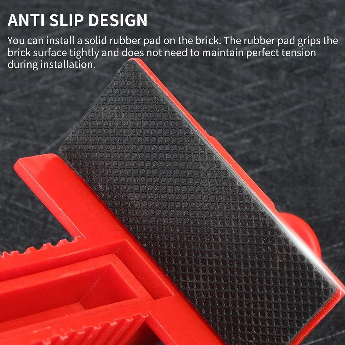 🧱 Brick Line Clips – Adjustable PA6, durable & easy setup
