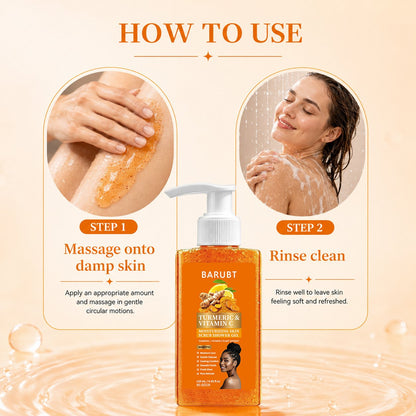 Turmeric & Vitamin C Moisturizing Exfoliating Shower Gel