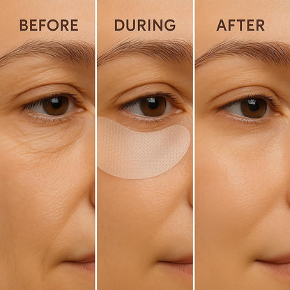 Micro Needle Eye Patches for Dark Circles & Wrinkles | Hyaluronic Acid Under Eye Treatment