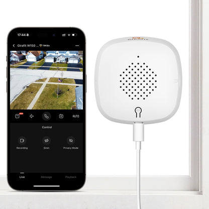 4K Indoor WiFi Security Camera with AI Detection & Color Night Vision