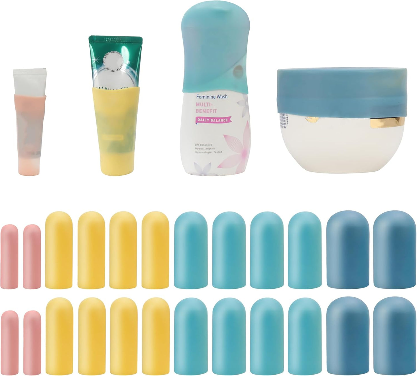 Silicone Bottle Covers Travel Essentials for Women Men