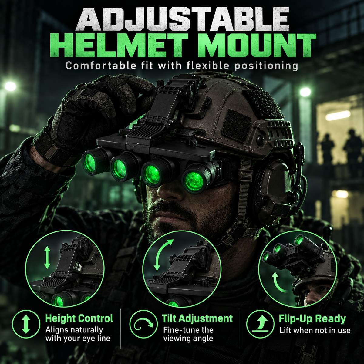 Tactical Outdoor Night Vision & Thermal Imaging Monocular Model
