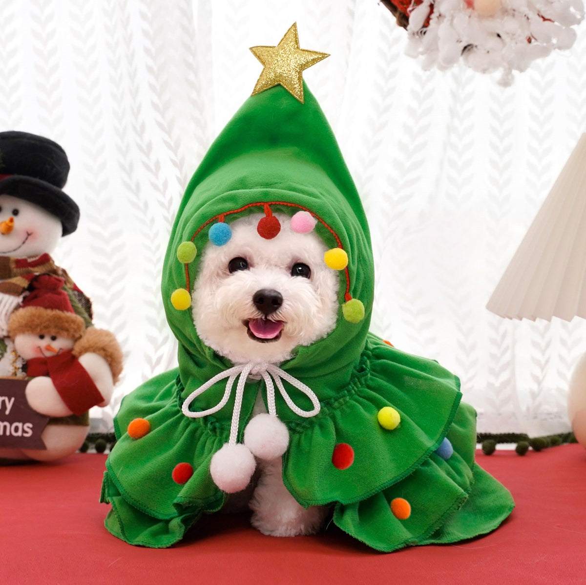 😱 "Don't let a SMALL DOG MOM see this..." 🥺🎄🐶 Christmas Tree Dog Cloak!