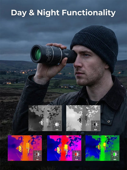 🔥Used by American Mountain Guides! 100x HD Monocular, IPX5 Waterproof & Fog-Proof🧭🔭