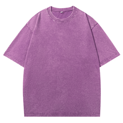 4 Pack Oversized Tshirts for Men Gym Vintage Heavyweight T Shirts Cotton Workout Acid Wash Baggy Tees