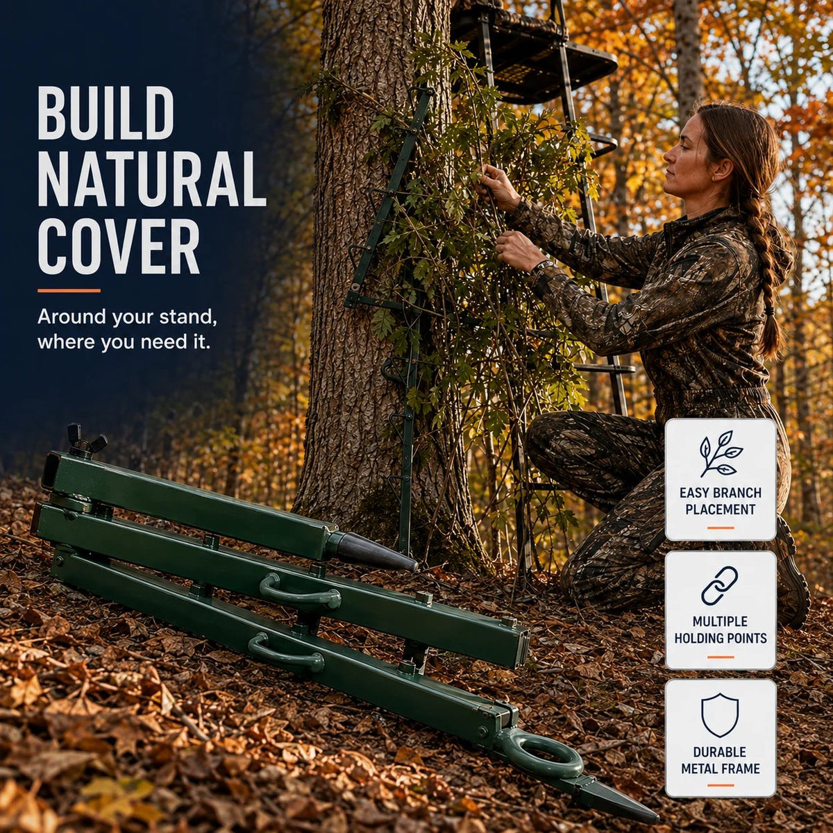 Hunting Concealment Branch Screen Stand