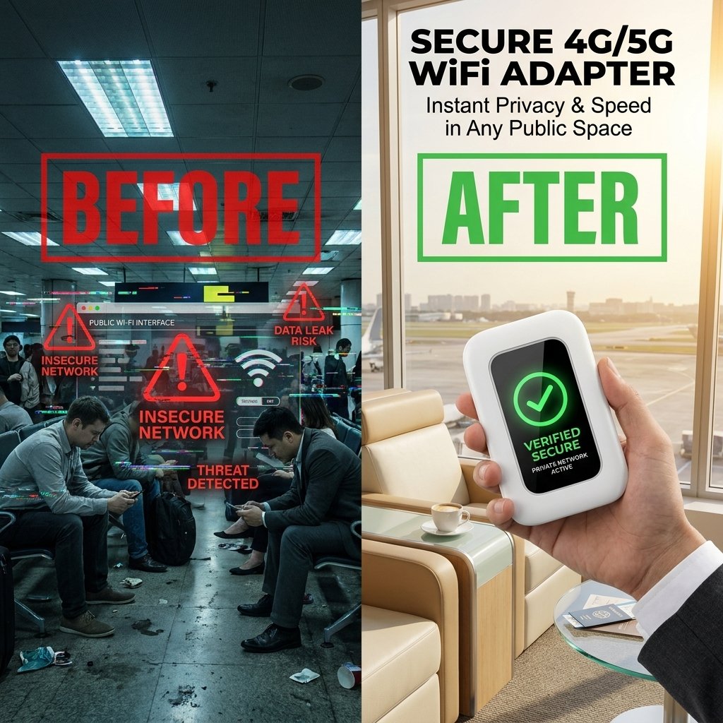 [Power on and use, free for life] All-network portable wifi