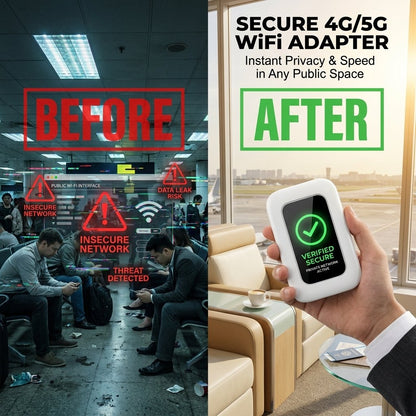 [Power on and use, free for life] All-network portable wifi