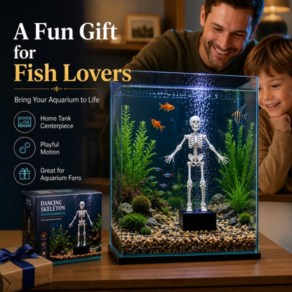 🔥HOT SALE 60% OFF💀🐠Air-Driven Dancing Skeleton Aquarium Ornament🕺