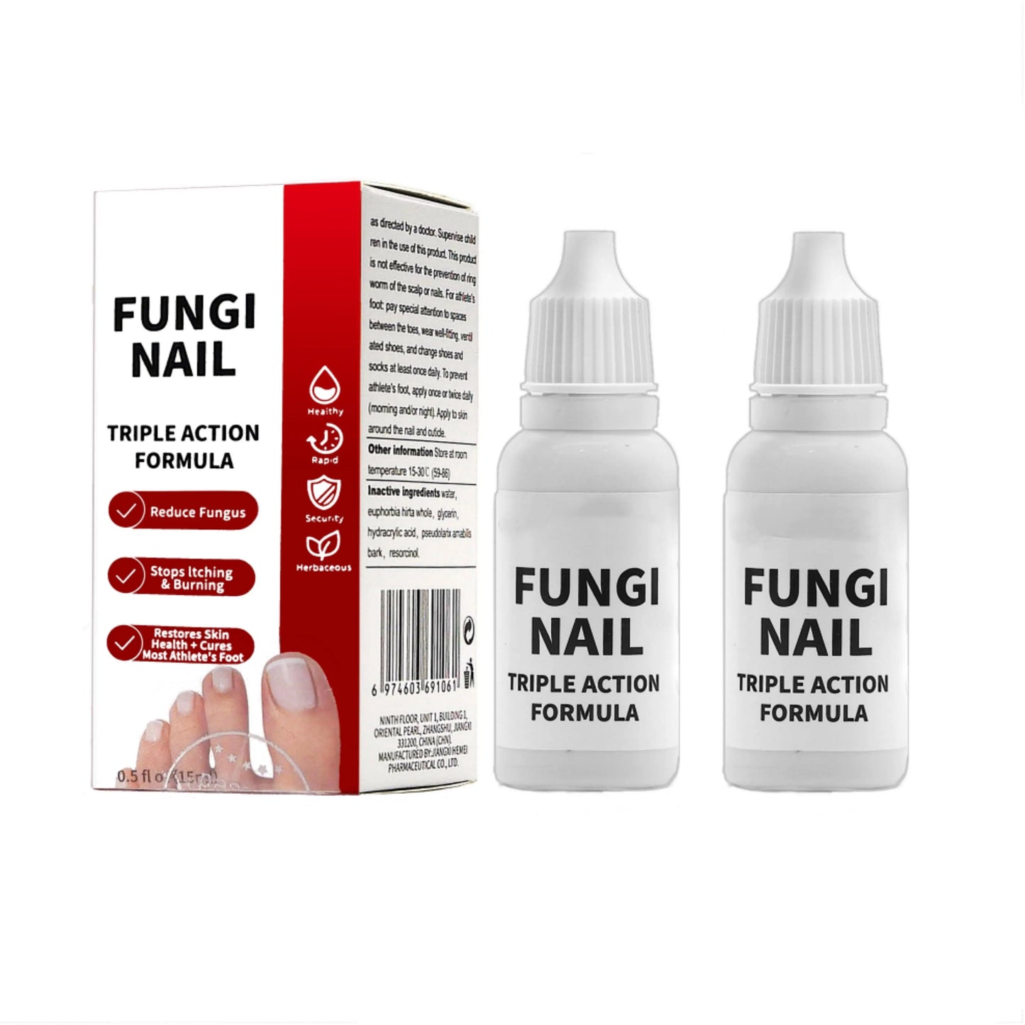 🦶 Fungi Nail Solution | Gentle Formula | Nail Repair & Beauty