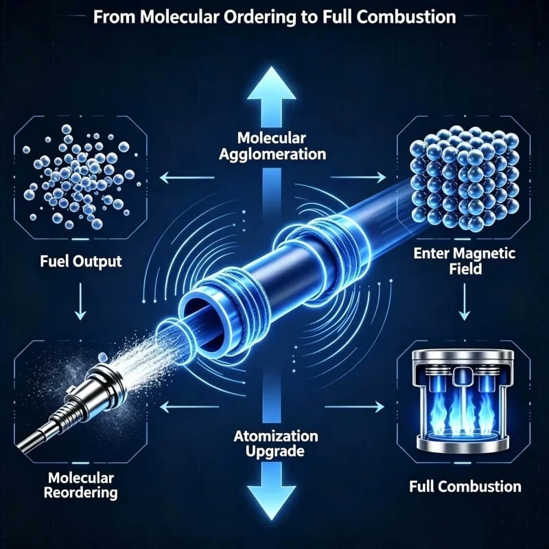 Universal Automotive Fuel Molecular Sequencer