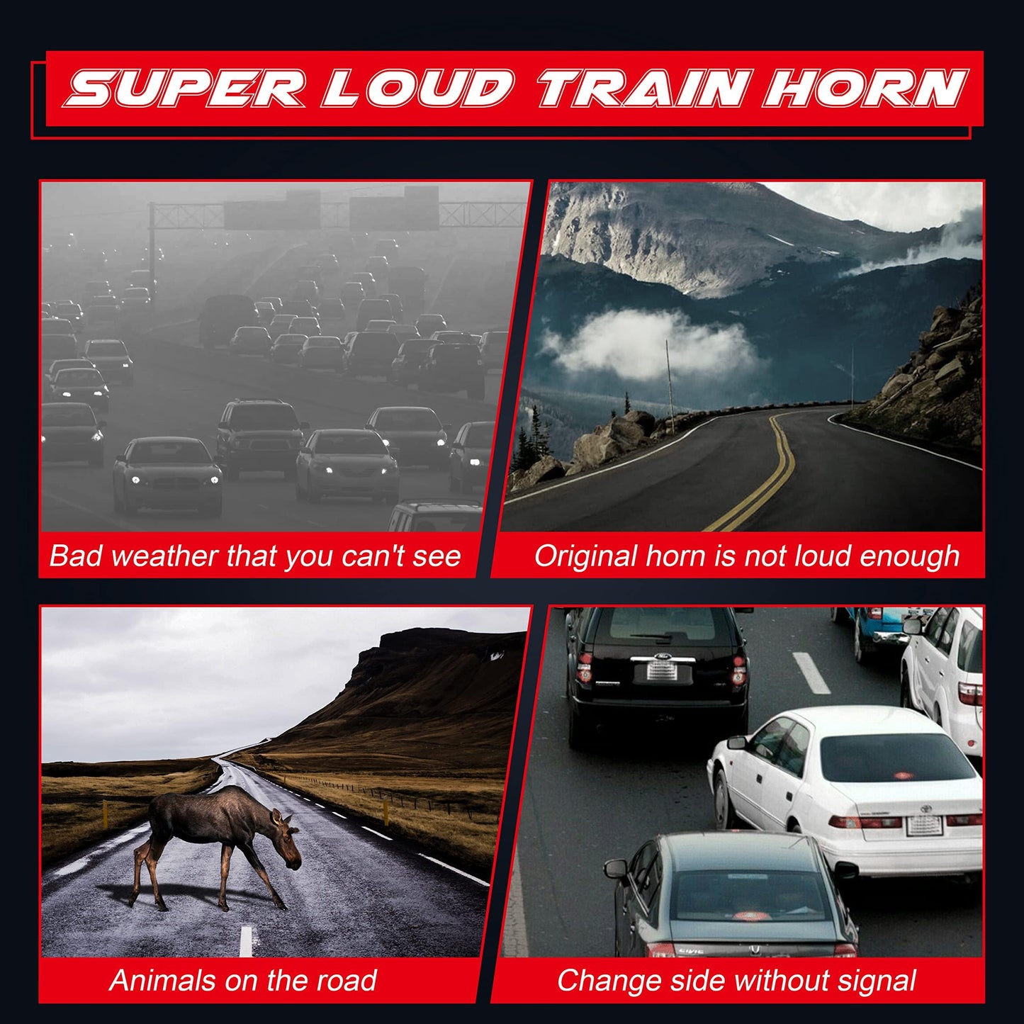 🔥2026 Upgraded 12V 150DB Air Horn Dual Horn