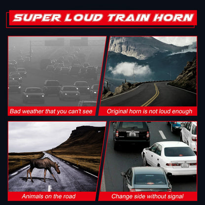🔥2026 Upgraded 12V 150DB Air Horn Dual Horn