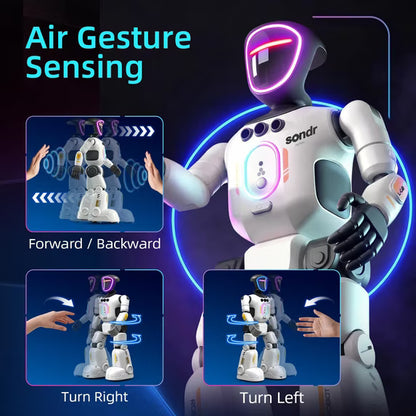 JoyStone Robot Toy for Kids, Programmable RC Robot with Voice Recording & Playback