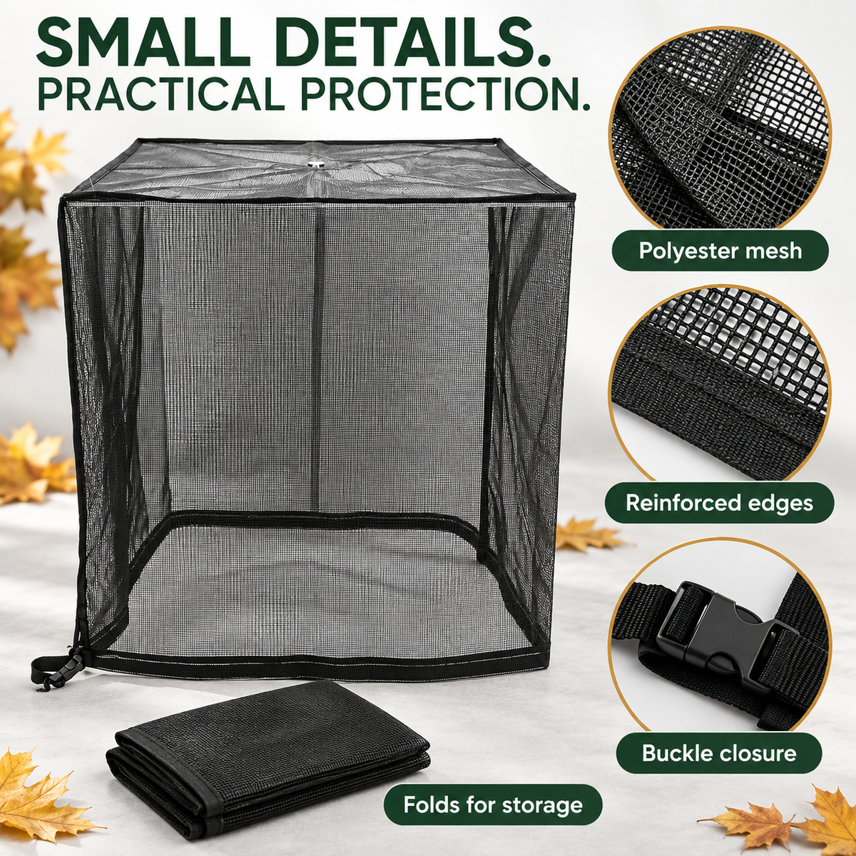 🌿 Breathable Outdoor AC Mesh Cover – Dust & Debris Protection
