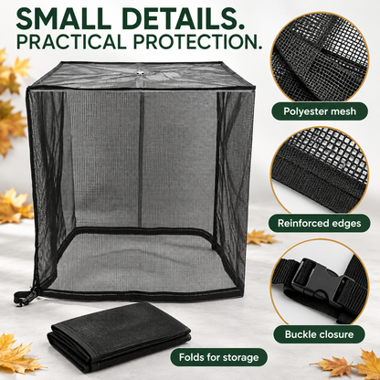 🌿 Breathable Outdoor AC Mesh Cover – Dust & Debris Protection