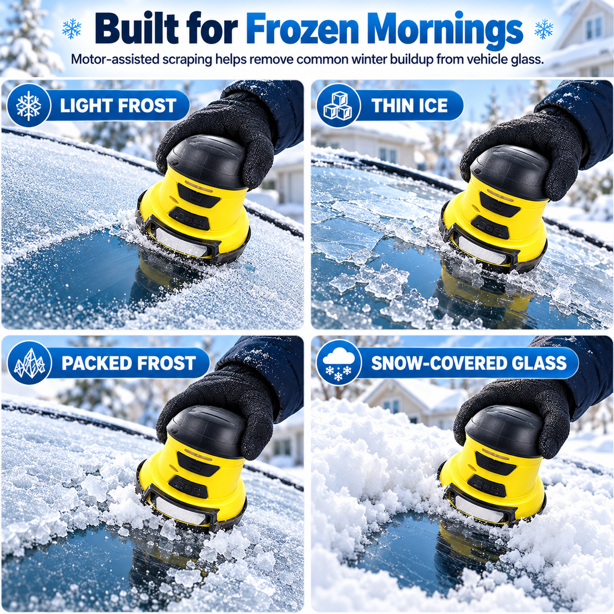 ❄️Portable USB Rechargeable Snow Scraper | Mini Electric Snow Remover