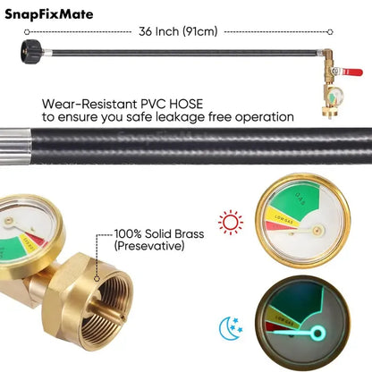 🔥🎁🔥36 Inch Propane Gas Tank Adapter Connector
