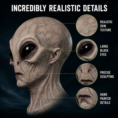 🎁Buy 2 Save 10% OFF🔥Lifelike Alien Silicone Mask