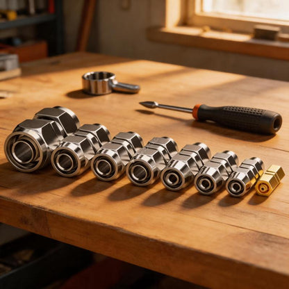 🔥 Heavy Duty Truck Air Line Connectors 🚛 | Push-in Pneumatic Fittings for High Temperature Tubing (4-16mm)