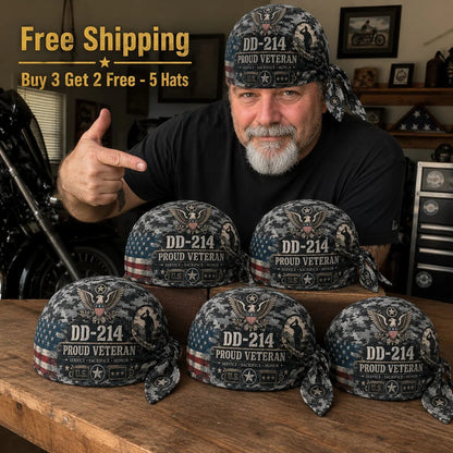 ⚡️Flash Sale 49% OFF - DD-214 Proud Veteran Riding Headwrap Cap