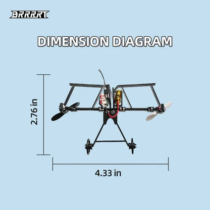BRRRRT RC Paper Airplane Kit
