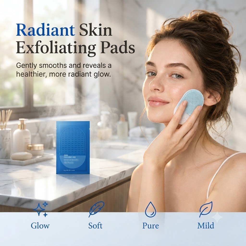 Body Exfoliating Scrub Pads For Bumpy Flaky Skin 8 Pack