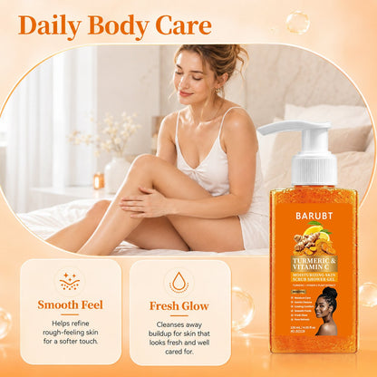 Turmeric & Vitamin C Moisturizing Exfoliating Shower Gel
