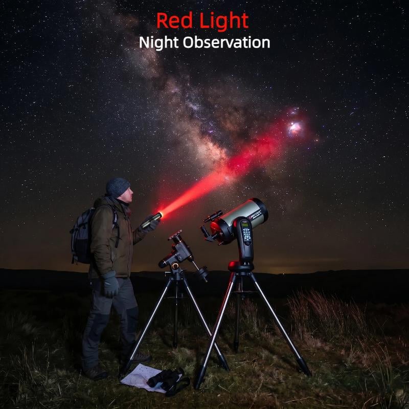 🔦SUOMAX 1501 5-in-1 Strong Flashlight, 1800LM Super Bright LED Light,  Five color flashlight, USB-C Rechargeable Pocket Torch Light, Magnetic lamp, IPX4 Waterproof