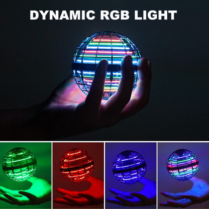 Flying Orb Ball Toy: Hand-Controlled Boomerang Spinner with LED Lights