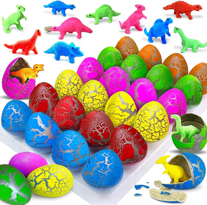 24 Pcs Large Hatching Dinosaur Eggs Easter Party Favors