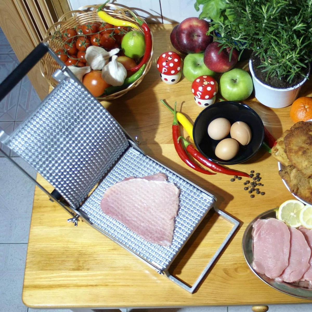 K-MONT Schnitzelmaschine Fleischpresse