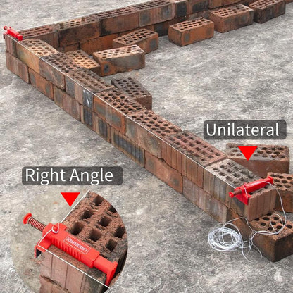 🧱 Brick Line Clips – Adjustable PA6, durable & easy setup