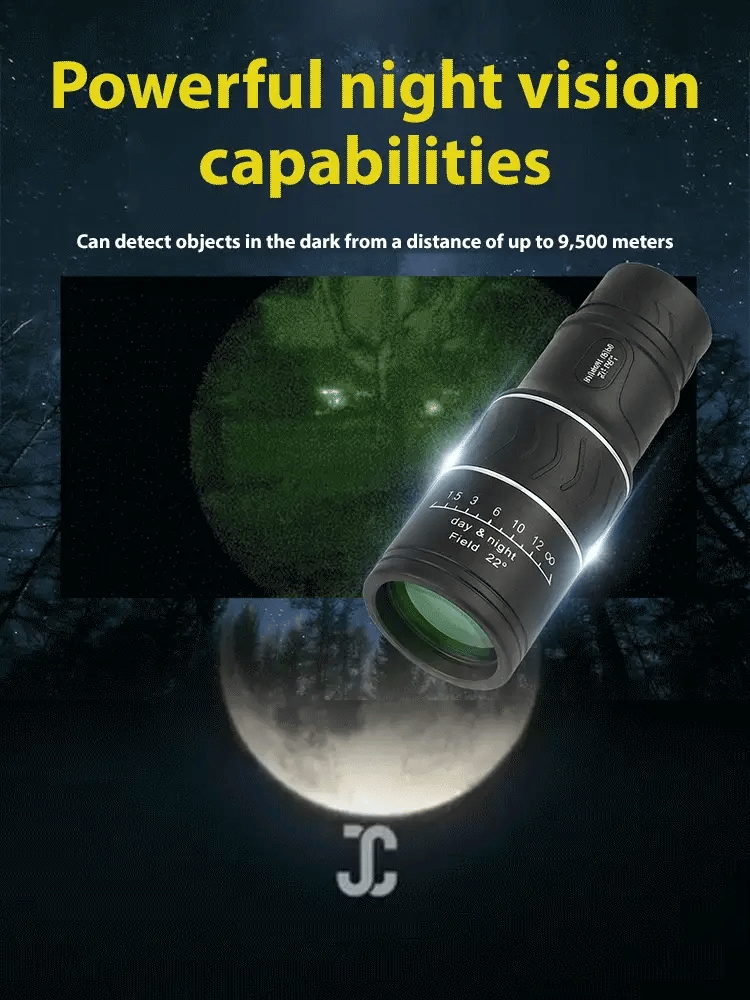 🔥Used by American Mountain Guides! 100x HD Monocular, IPX5 Waterproof & Fog-Proof🧭🔭