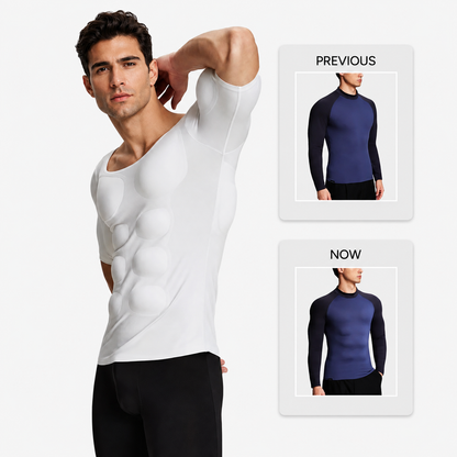 Valors Men's Seamless Muscle Tee with Removable Pads