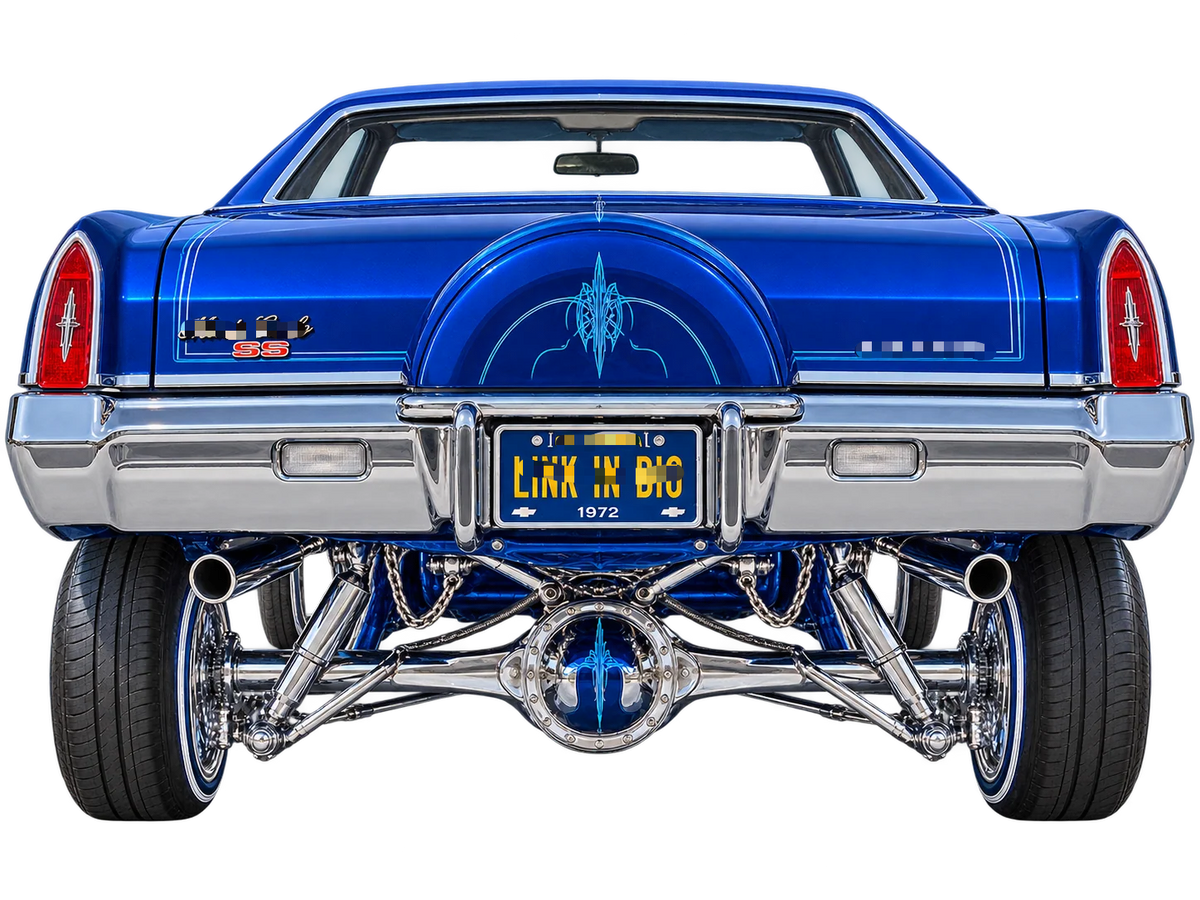 🚗 Classic Lowrider Car Rear Wall Shelf Lamp