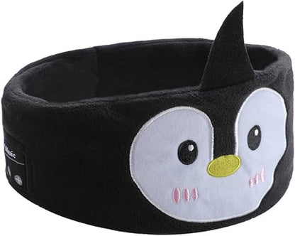 🔥HOT SALE 49% OFF🧒🎧Kids Bluetooth Sleep Mask Headband – 😴✨Super Soft Fleece With Thin Wireless Music Speakers for Travel Nap Bedtime