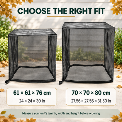 🌿 Breathable Outdoor AC Mesh Cover – Dust & Debris Protection