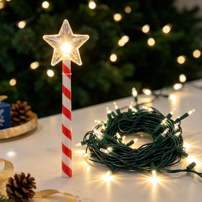 ✨ Wave Your Wand, Light Up Your Christmas Tree 🎄 Spark Wand