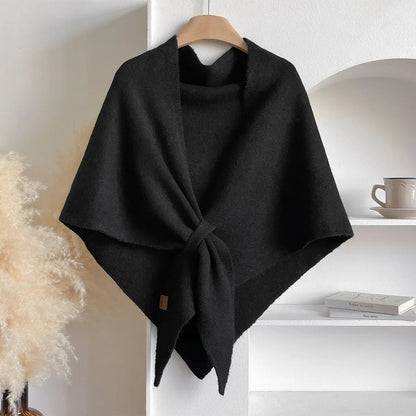 Women's Soft Cashmere Scarf – Cozy Solid-Color Shawl for Everyday Wear