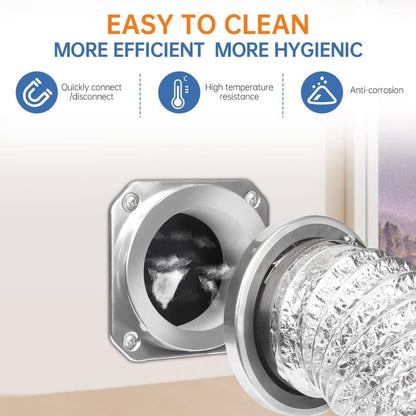 🔥 49% OFF---Magnetic Dryer Vent Coupler | Fast & Sealed Connection