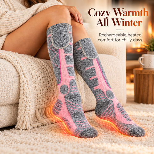 🔥Winter Heated Socks with 3 Heat Settings & Rechargeable Batteries🔥