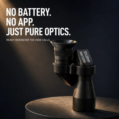 🔥 🔭 10×20 Mini Monocular Phone Telescope – Pocket Long-Distance Viewer with Adjustable Smartphone Clip