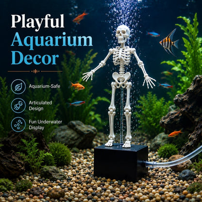 🔥HOT SALE 60% OFF💀🐠Air-Driven Dancing Skeleton Aquarium Ornament🕺