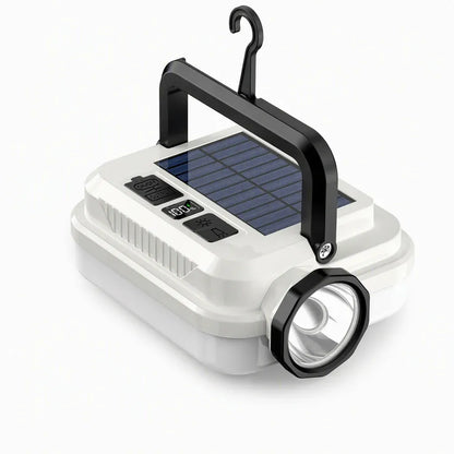 🔦 Solar LED Camping Lantern – Rechargeable, handheld & multifunctional ✨