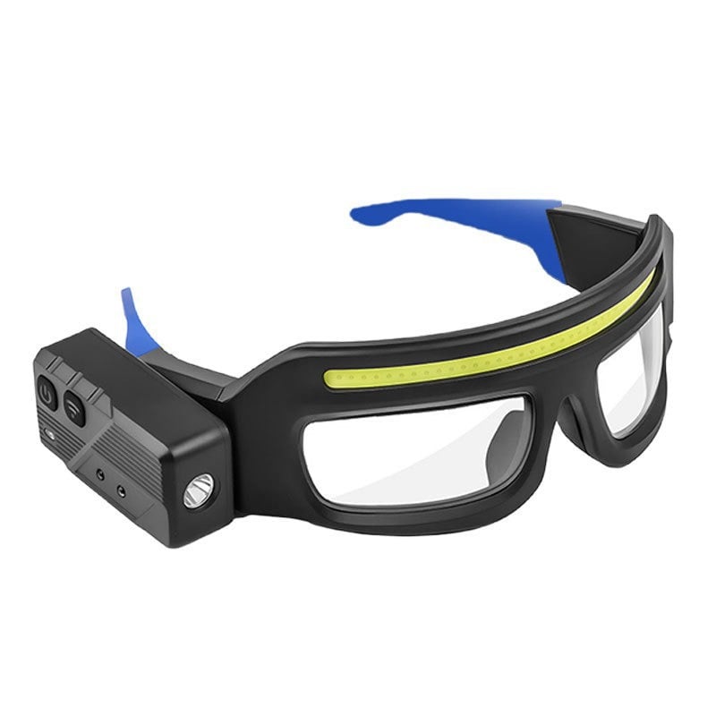 🔦 Rechargeable Motion Sensor Headlamp Glasses – Compact Hands-Free Lighting ✨