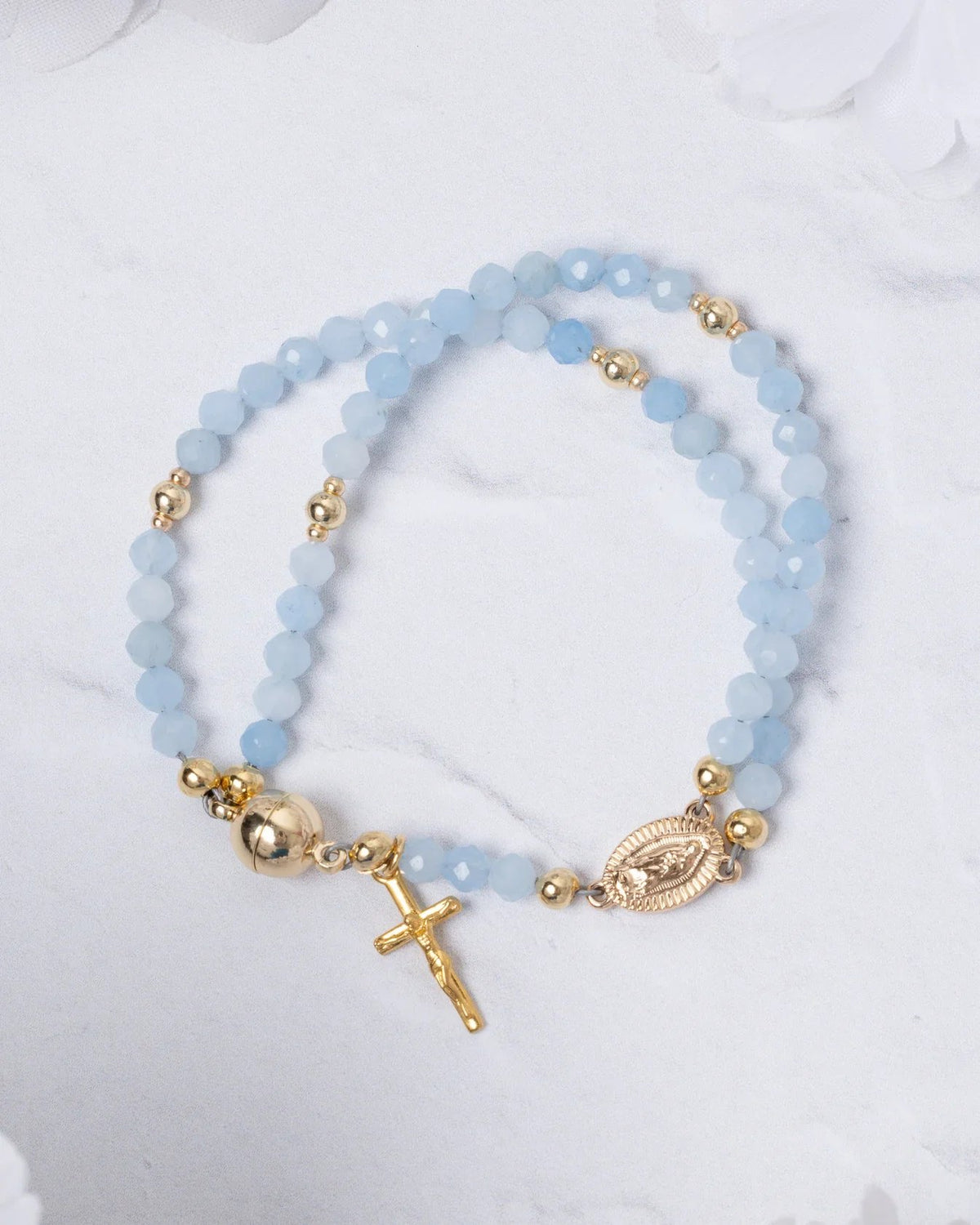 🔥🔥 ✝️Handcrafted rosary bracelets -  A Warm Companion for Your Faith Journey📿