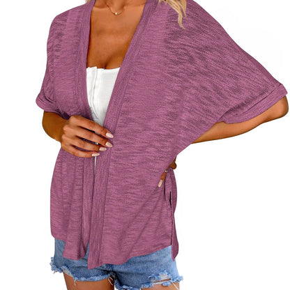 Womens Lightweight Cardigan 2026 Summer Short Sleeve