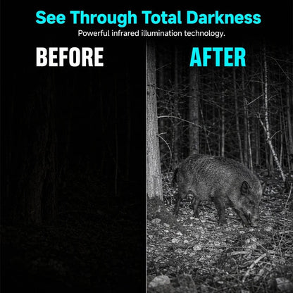 1080P HD Infrared Night Vision Monocular – 16x Digital Zoom, Handheld Camera for Hunting and Surveillance